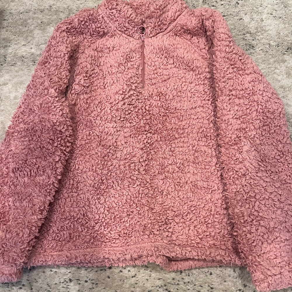 Dittos Pink Fleece Sweater